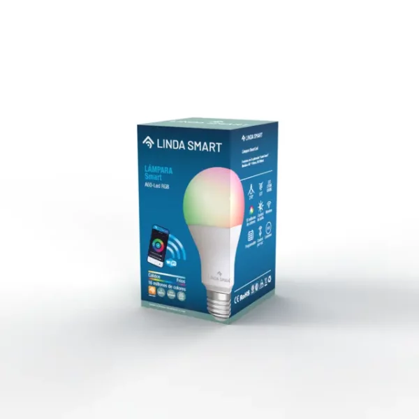Lámpara Smart Wifi A60 LED RGB - Image 2